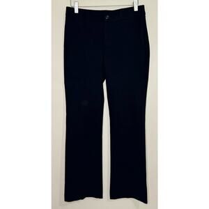 NYDJ Black Trousers Women's Size 4P Career Pants Lift Tuck Shaping Knit Straight